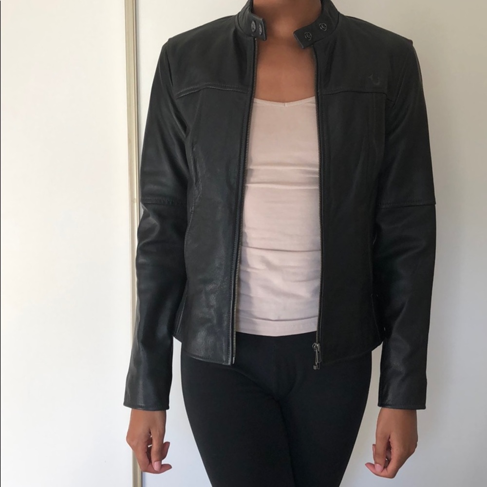 True Religion Leather Jacket